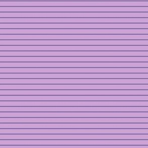 Small Horizontal Pin Stripe Pattern - Pale Lavender and Mystic Purple