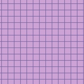 Grid Pattern - Pale Lavender and Mystic Purple