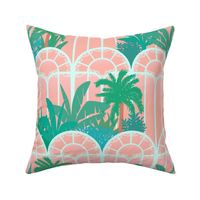 tropical victorian greenhouse - pink