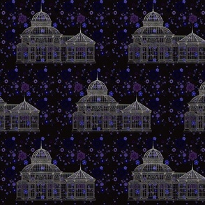 Retro Flowered Victorian Greenhouses