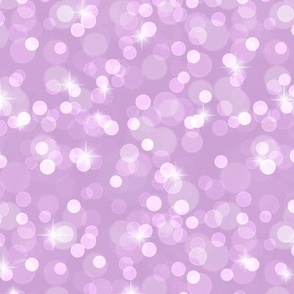 Sparkly Bokeh Pattern - Pale Lavender Color