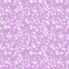 Small Sparkly Bokeh Pattern - Pale Lavender Color