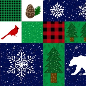 Christmas Wilderness Quilt-V1