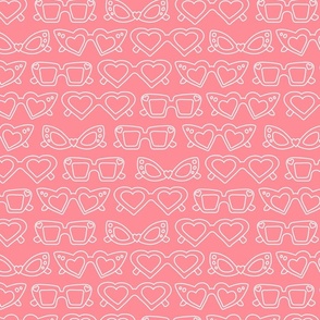Loveglasses Outline - Pink 