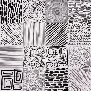 squares doodles