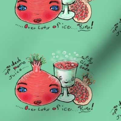 pomegranate summer drink recipe