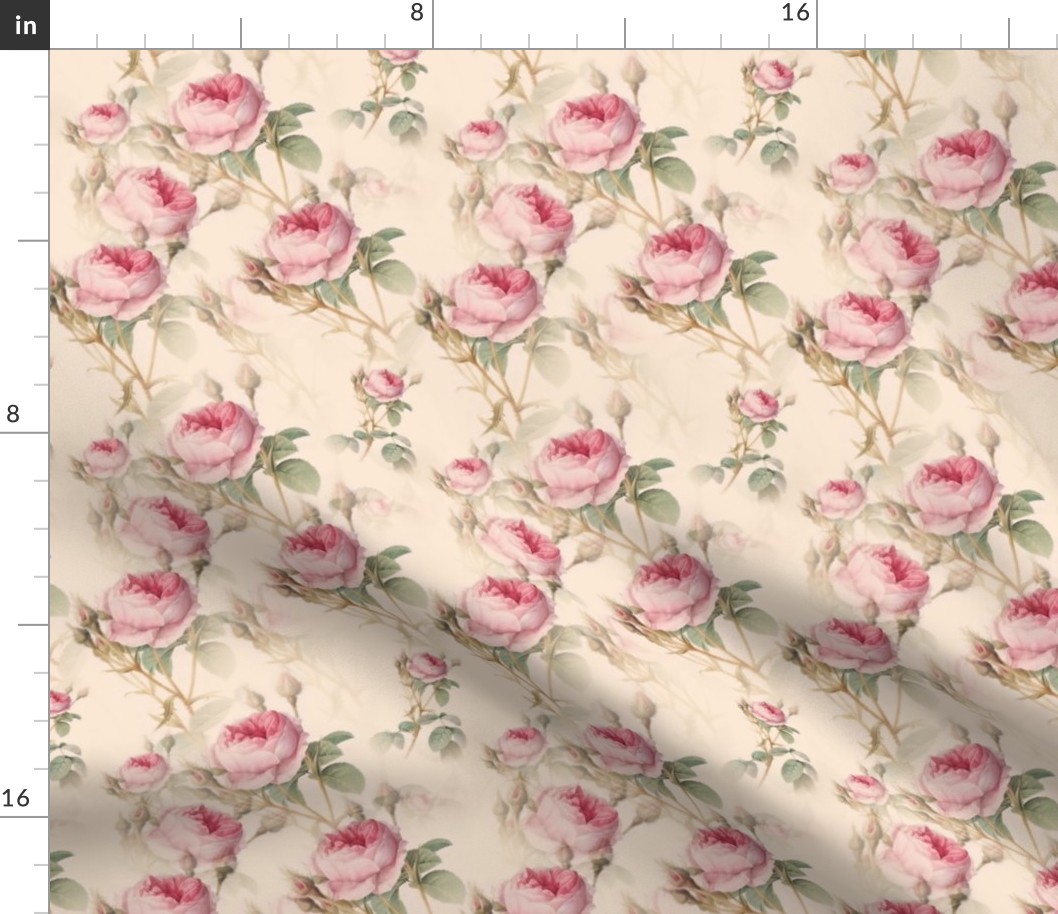 Pink beautiful roses,shabby chic floral pattern,shabby chic garden,cabin core