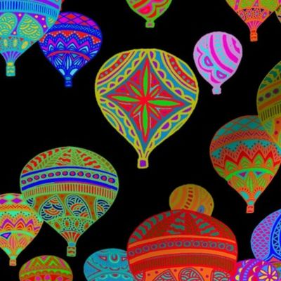 Hot Air Balloon Ditsy Adventures - Design 12390758