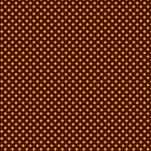 Polka Dots in Brown & Yellow Small