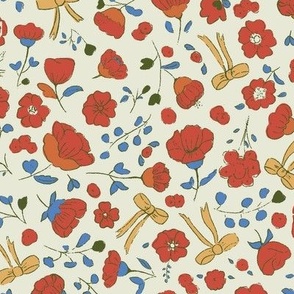 Liberty Flowers in Red