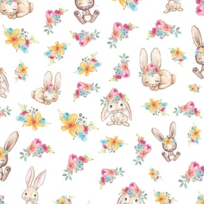 bunny floral