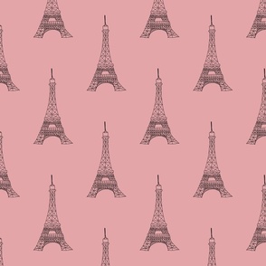 Eiffel Tower Paris (pink) 
