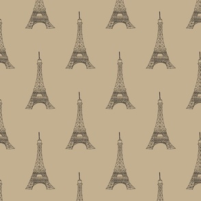 Eiffel Tower Paris (khaki) 