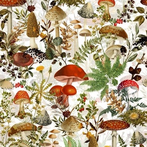 Poisonous Mushrooms Print, Dark Mushroom Wallpaper, Wall Art Prints, Dark  Botanical Art, Gift for Niece -  Canada