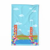 goldengate_flowers_tea_towel_ Tina_Cash