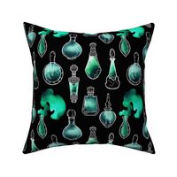 Magic Potion Bottles Sea Green