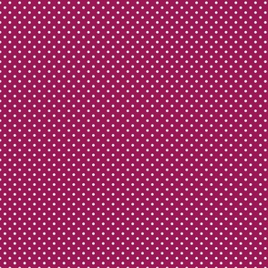 Magenta With White Polka Dots - Small (Bright Easter Collection)