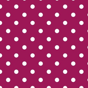 Magenta With White Polka Dots - Large (Bright Easter Collection)