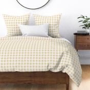 Large Sand Wonky Spring Gingham