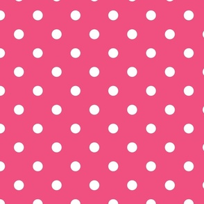 Pink With White Polka Dots - Large (Bright Easter Collection)