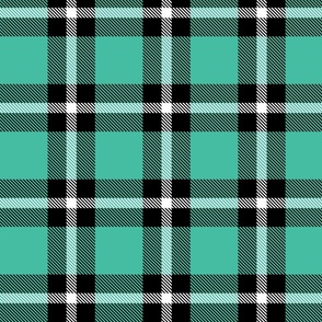 Teal Plaid - Large (Bright Easter Collection)