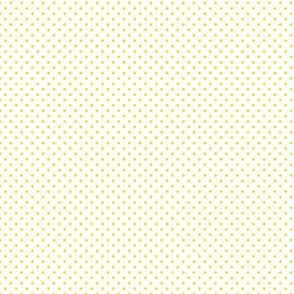 White With Yellow Polka Dots - Small (Bright Easter Collection)