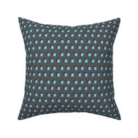 Dark Grey Teal Geometric