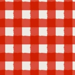 red gingham