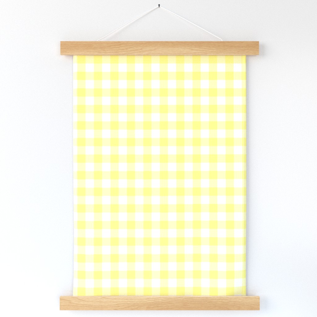 Yellow Gingham Large (1")