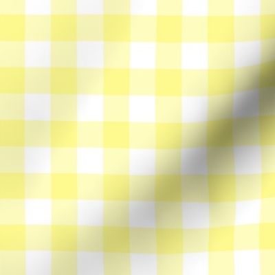 Yellow Gingham Large (1")