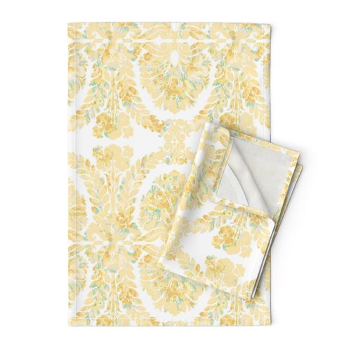 Bergen Damask buttercup floral 1