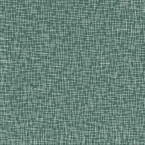 Fine White Line Texture on Pine Green