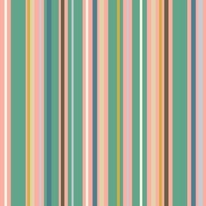 Pink and Green Stripe