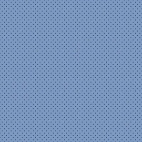 Micro Polka Dot Pattern - Dusty Blue and Lapis Blue