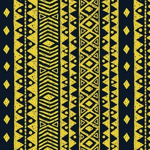 Tapa Band-black yellow-vertical