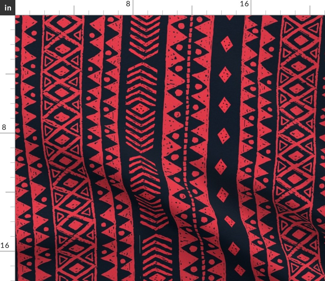 medium-Tapa Band-black-red-vertical