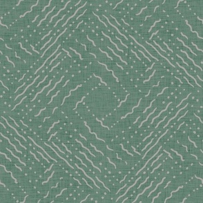 Traveler in Basil Green and Taupe