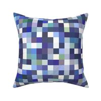 tanzanite pixelsquares, 1" squares