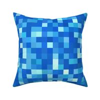 blue topaz pixelsquares, 1" squares 
