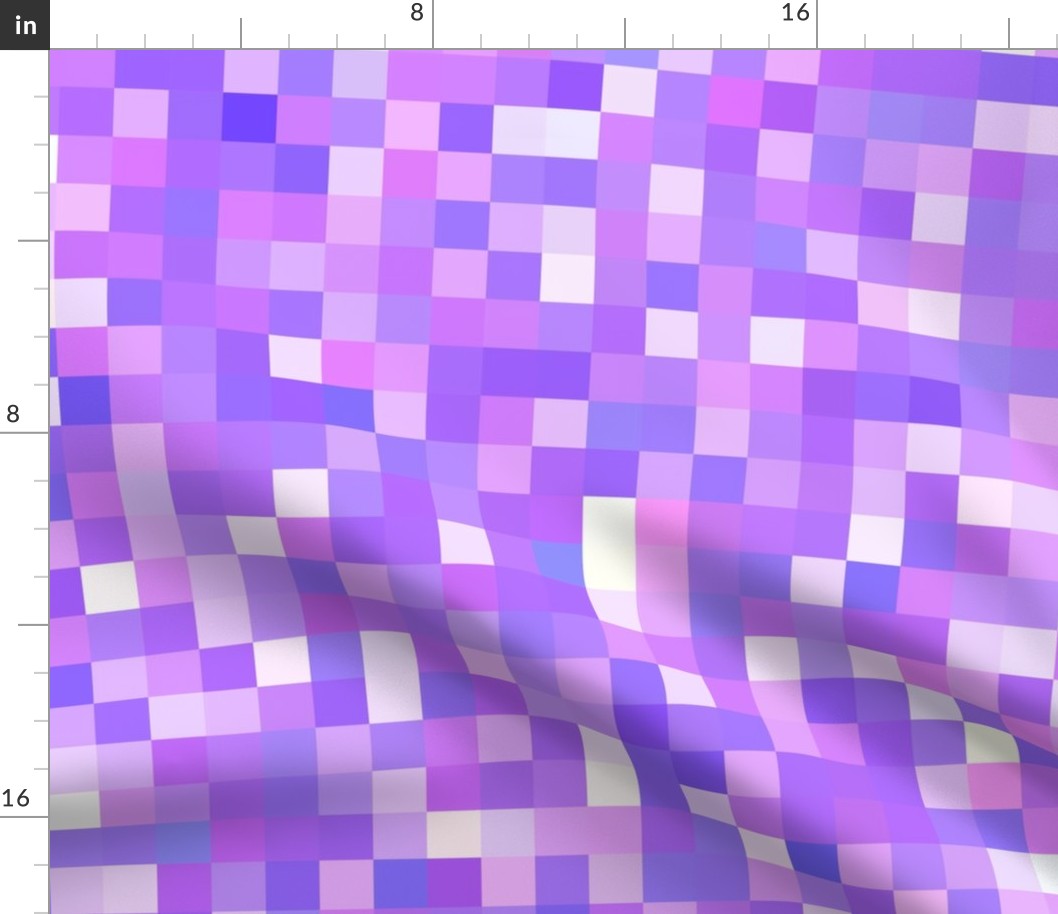 amethyst pixelsquares, 1" squares