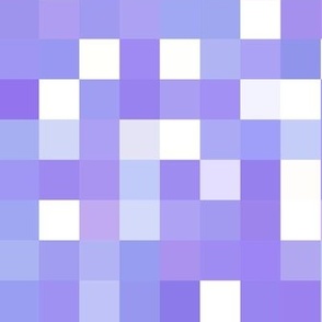 iolite lavender pixelsquares, 1" squares