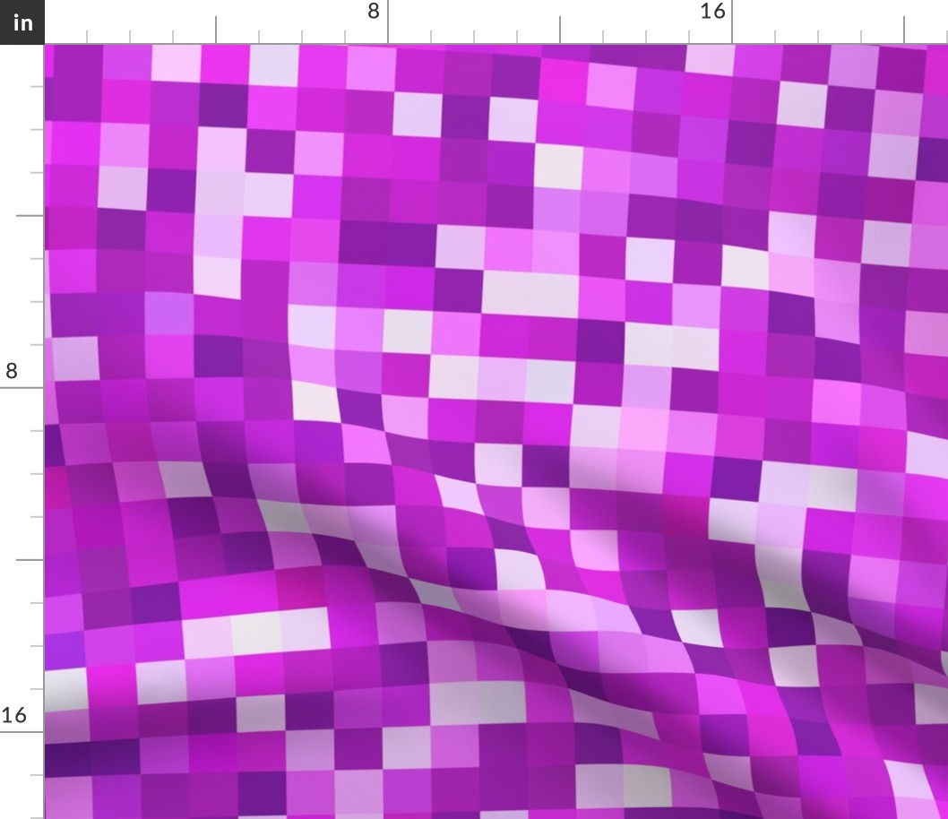 dark amethyst pixelsquares, 1" squares