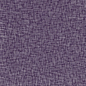 Fine White Line Texture on Plum Purple