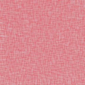 Fine White Line Texture on Watermelon Pink