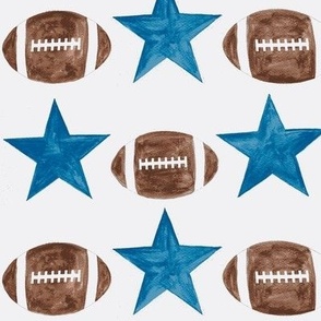 Stars and Football - Large