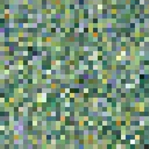 Klimt's fruit tree pixelsquares, 1/4" squares