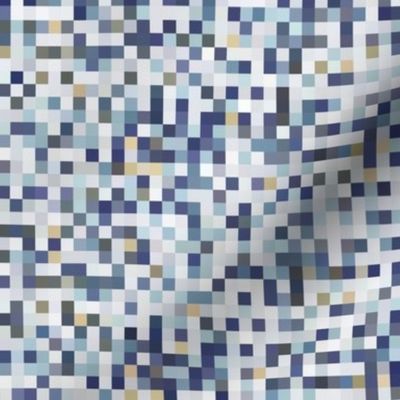 Great Wave pixelsquares, 1/4" squares