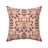 Abilene Floral - beige linen