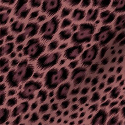Luxury leopard skin withered rose