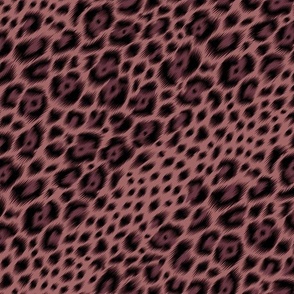 Luxury leopard skin withered rose